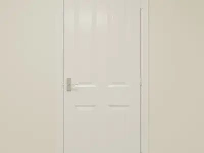 Canterbury Interior Door Set Low-poly 3D model