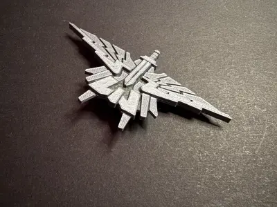 Starship Troopers Mobile Infantry Uniform Pin 3D print model