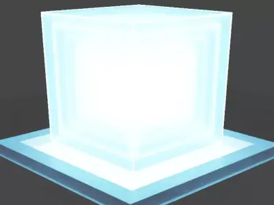 Scifi-fi Energy Cube 3D model