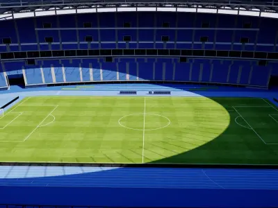 Jaber Al-Ahmad International Stadium - Kuwait 3D model