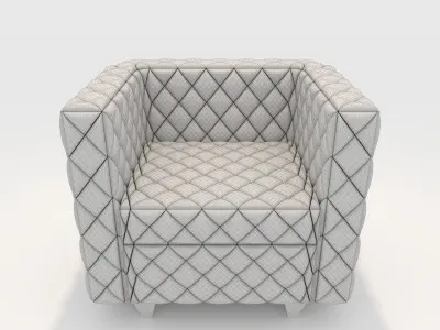 Sofa 1 Seater 10 3D model