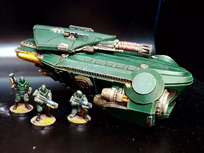 Jade Coalition - King Cobra Hover Tank 3D print model