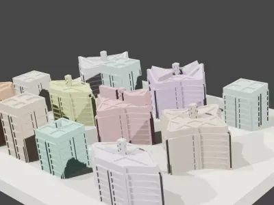 3d Building Minimature 3D print model