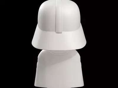 Darth Vader Star Wars Chibi Style Figure 3D print model