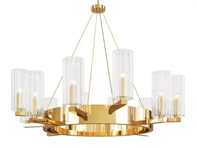 CLEARA CHANDELIER Low-poly 3D model