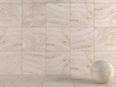 Stone Wall Tiles Antico Ivory 80x80 Set 2 Texture