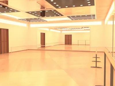choreography room 3D model