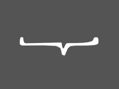 Speech Balloon v30 007 Low-poly 3D model