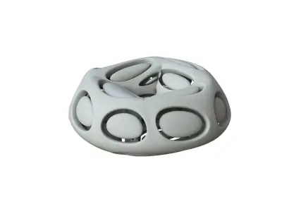 SciFi Cube Object No 66541 Low Poly Shape Low-poly 3D model