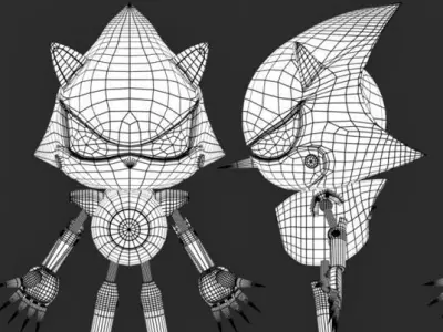 Metal Sonic 3D model