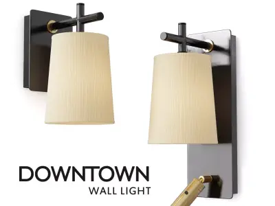 DOWNTOWN Wall Light Low-poly 3D model