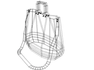 Handbag - Type 5 3D model