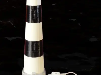 Bodie Island Lighthouse Desk Lamp Free 3D print model