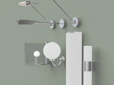 Wall Lamps Set  3D model