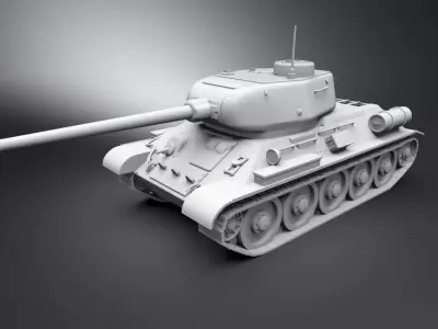 T34 Scale Model 3D print model