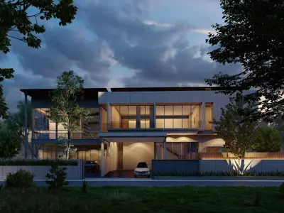 SCENE LUMION 11 5 AND ABOVE box house BY YOGA4ARCH  3D model