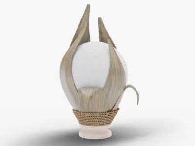 Bedside Table Lamp 3D model