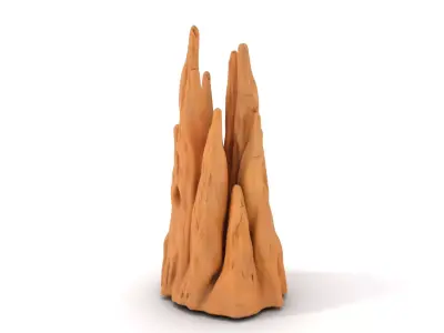 Desert Sand Spire model pack Low-poly 3D model