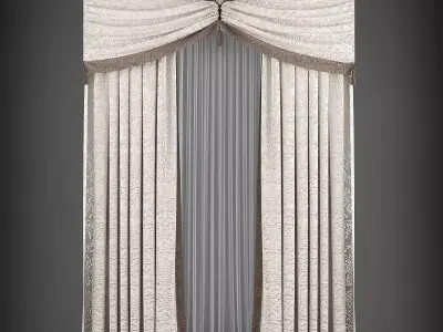 Curtain 3D model 112 3D model