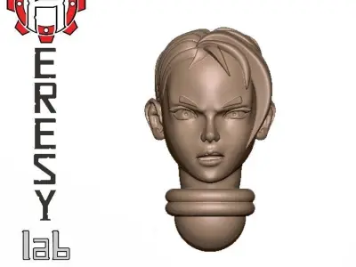 Heresylab - Female Sci-Fi heads for conversions SET 1 of 21 3D print model