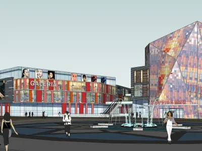 Sketchup Shopping Center S5 3D model