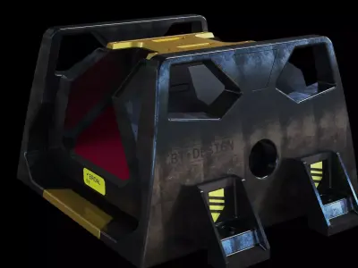 Scifi device space box  3D model