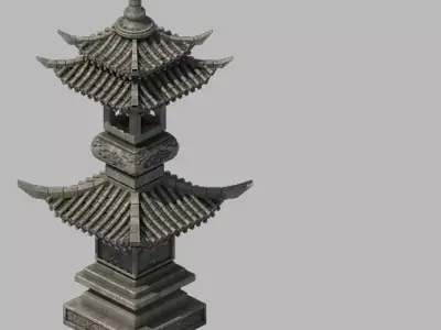 Game Brothel - Stone Tower 2701 3D model