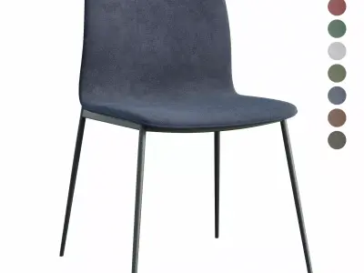 Newport dining chair 3D model