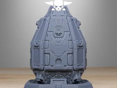 Vaskar Drop Pod 3D print model