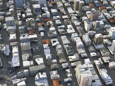 City 117 Low-poly 3D model