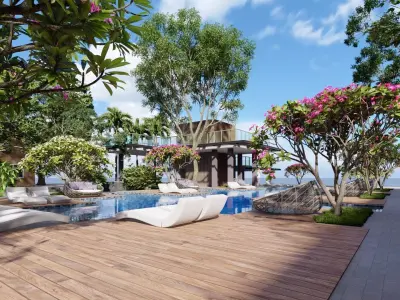 SCENE LUMION 11 5 AND ABOVE BEACH BY YOGA4ARCH 3D model