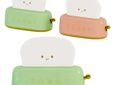 Toast Emotional Lamp 3D model