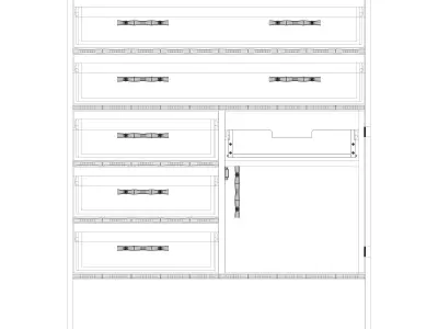 commode 19 Low-poly 3D model