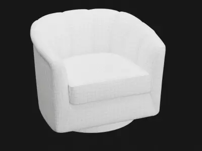 Modern Swivel Accent Chair 3D model