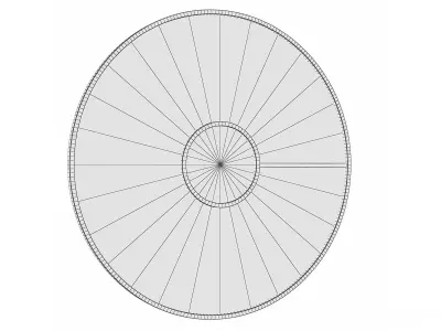 Mirror in a metal frame GZ-M1032 3D model