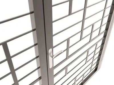 Gate Grilling 3D model