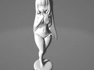 Shy Summer 3D print model