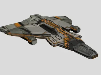 3D Printable Spaceship  3D print model