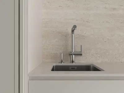 Kitchen set 01b 3D model