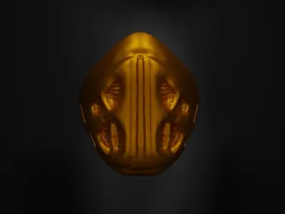 Dune Arrakis Face Mask -Dune Cosplay Helmet 3D print model