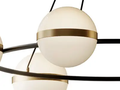 Tagliato LED Chandelier by Alora Lighting 3D model