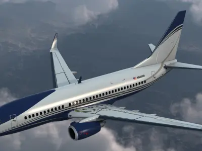  Boeing 737-700 with Interior Generic 