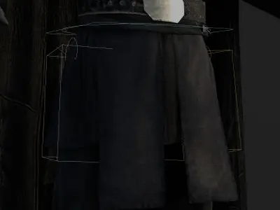 Luke Skywalker 3D Model Mandalorian Rigged Cape Blender FBX OBJ Low-poly 3D model