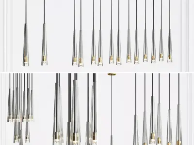 APOLLINAIRE CHANDELIER Low-poly 3D model