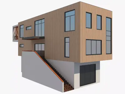 Modern House 6 3D model