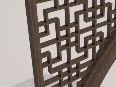 Oriental Partition 2 3D model