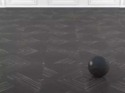 Wall to Wall LVT Floor No 3 3D model