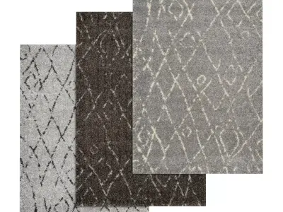 Rug Set 1573 3D model