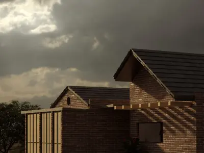 Complete House - El Retiro Cabin 3D model