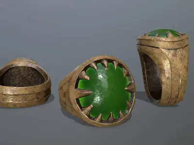 Heal Ring Low-poly 3D model